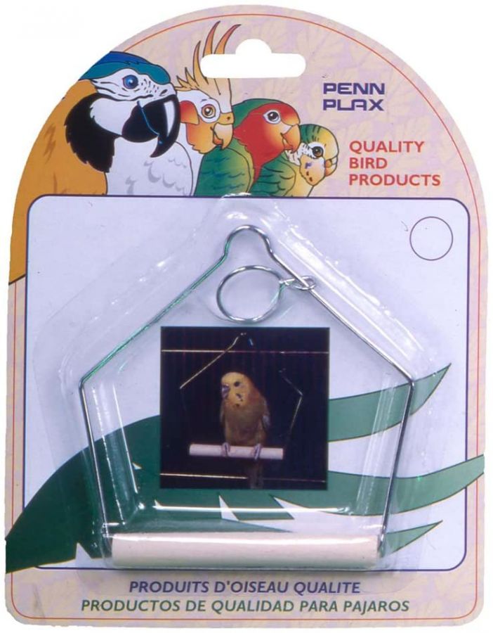 Picture of Penn Plax PP90217 Wooden Parakeet Swing - Small