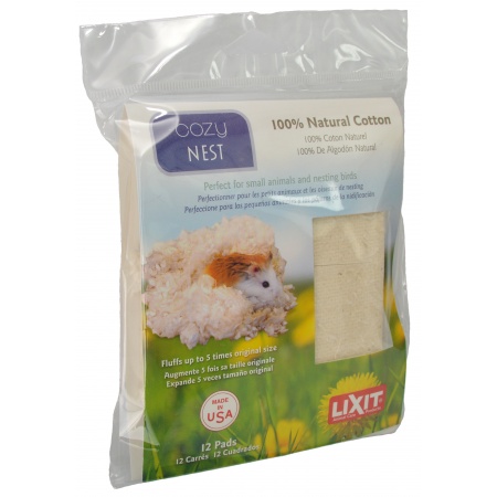 Picture of Lixit LX00610 Cozy Cotton Nesting Pad CN12 - 12 Piece