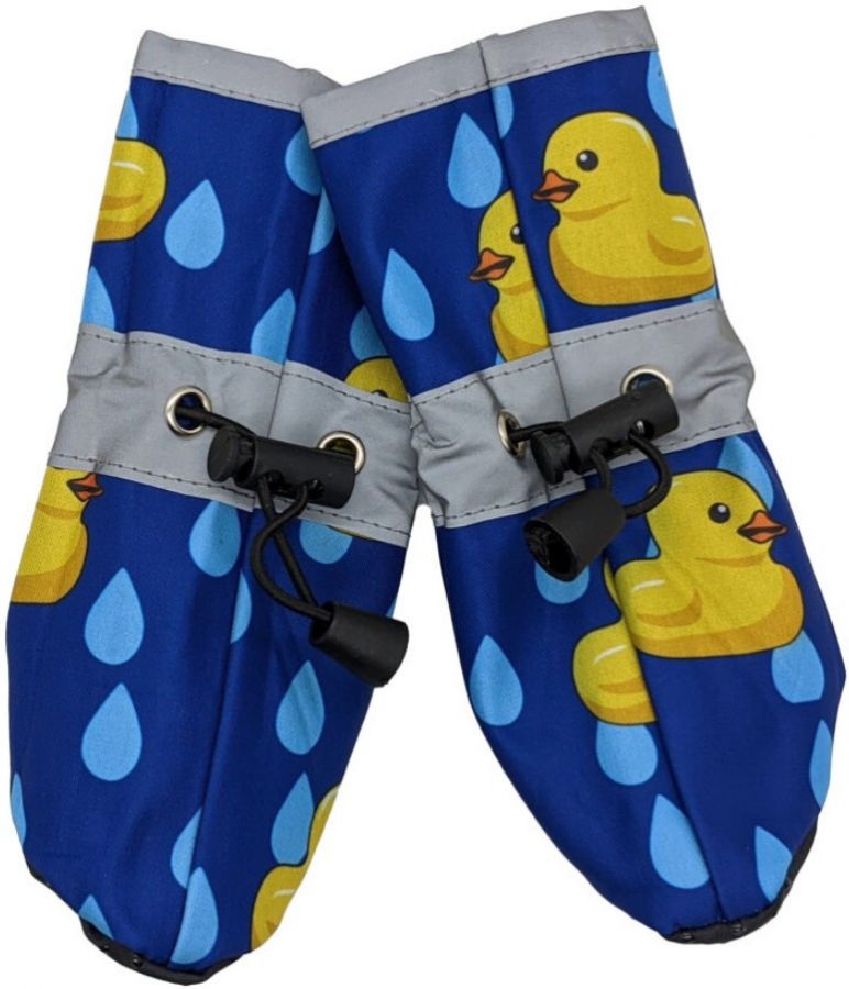 Picture of Fashion Pet ST02863 Rubber Ducky Dog Rainboots&#44; Royal Blue - Large