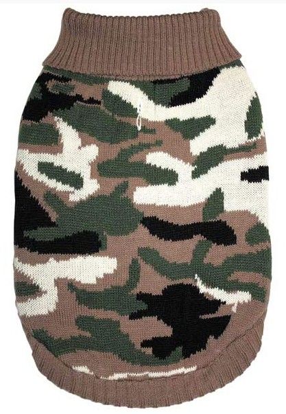 Picture of Fashion Pet ST02571 Camouflage Sweater for Dogs - Large
