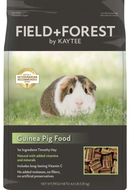 Picture of Kaytee PI00589 4 lbs Field & Forest Premium Guinea Pig Food Treat