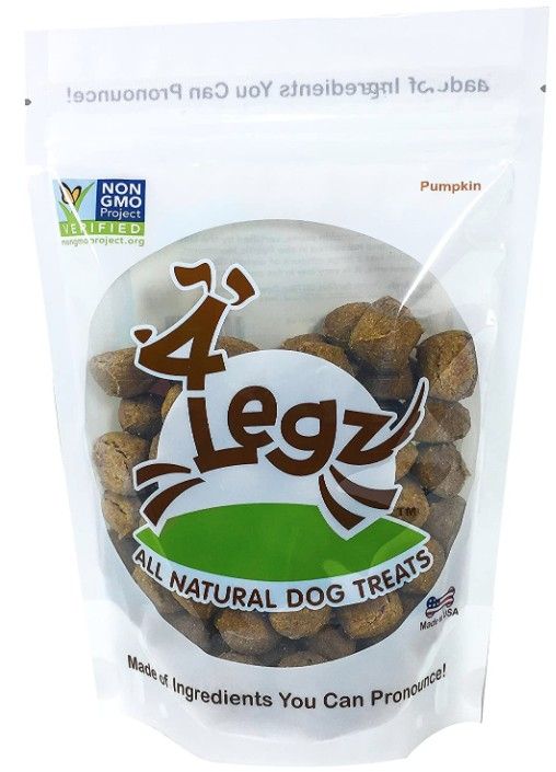 Picture of 4Legz LGZ18600 7 oz Organic Pumpkin Crunchy Dog Cookies