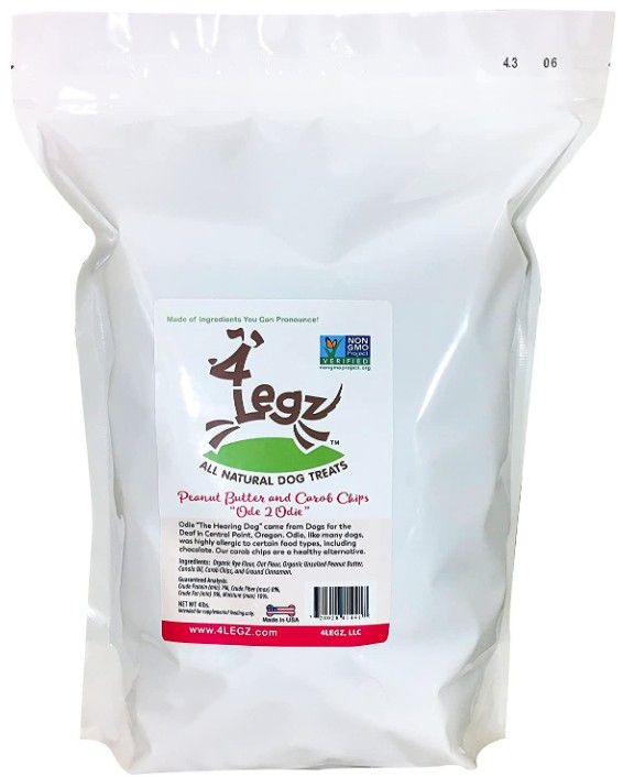 Picture of 4Legz LGZ41441 4 lbs Ode 2 Odie Peanut Butter & Carob Chips for Dogs