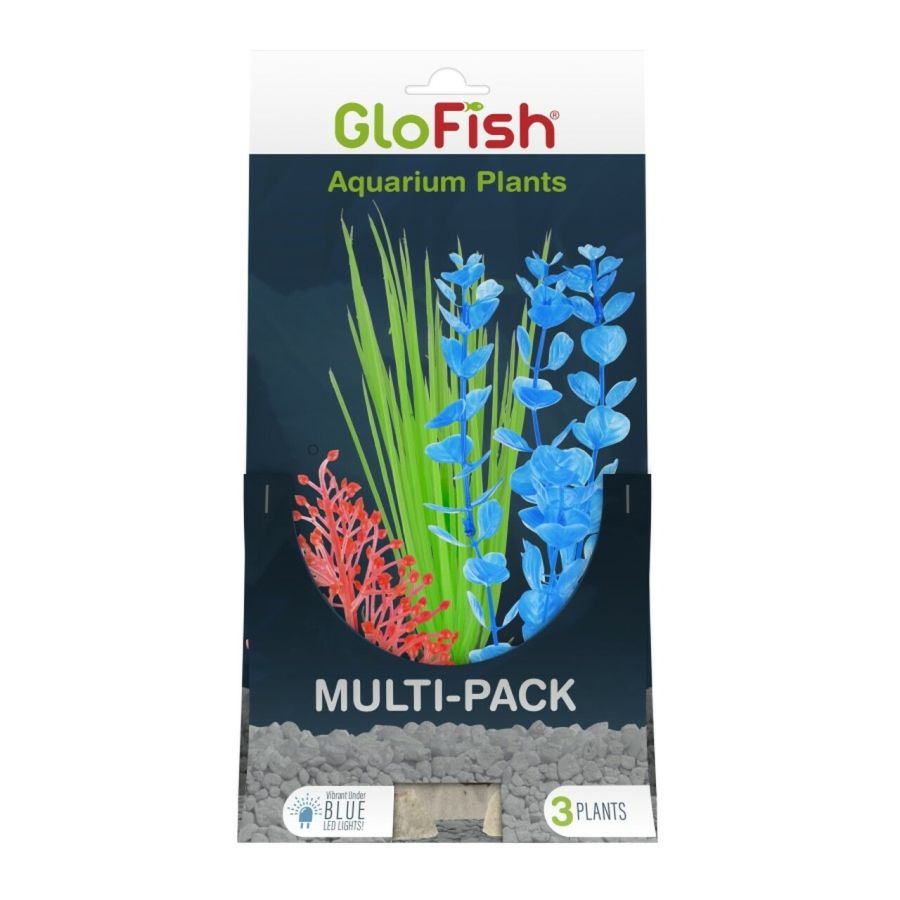 Picture of Tetra WL78405 GloFish Aquarium Plant Multi-Pack&#44; Orange&#44; Green & Blue - 3 Count