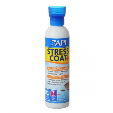 Picture of API AP085Q 32 oz Stress Coat Plus Aquarium Water Conditioner