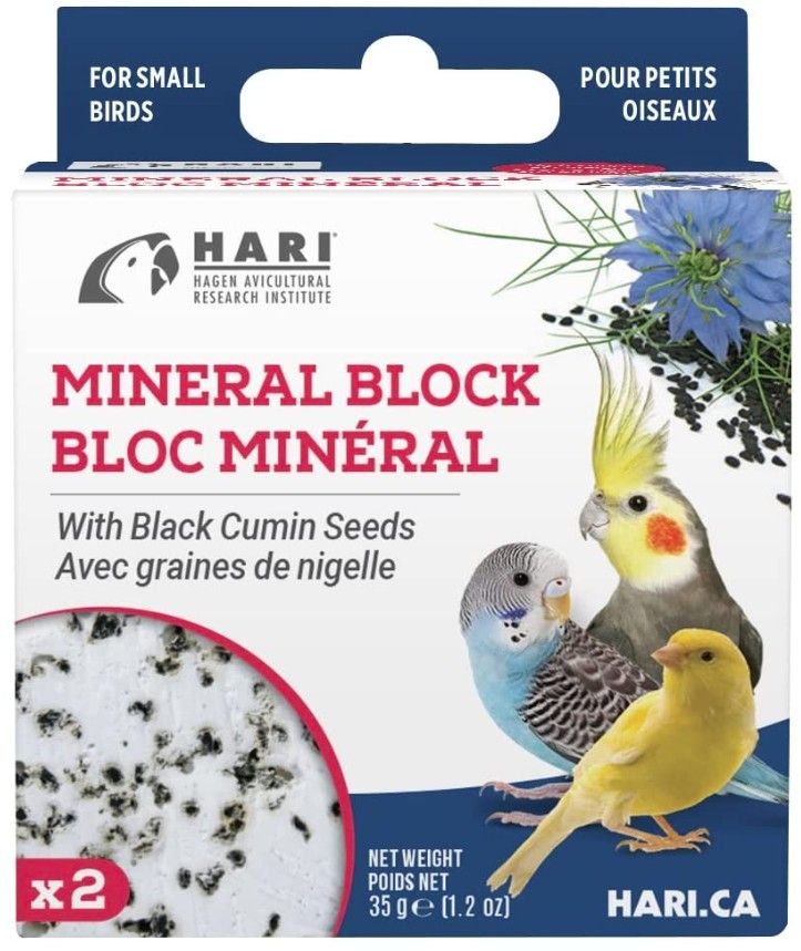 Picture of Hari XB82195 1.2 oz Black Cumin Seed Mineral Block for Small Birds