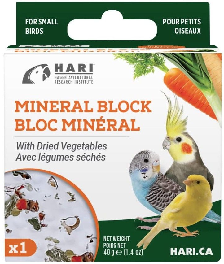 Picture of Hari XB82197 1.2 oz Vegetable Mineral Block for Small Birds