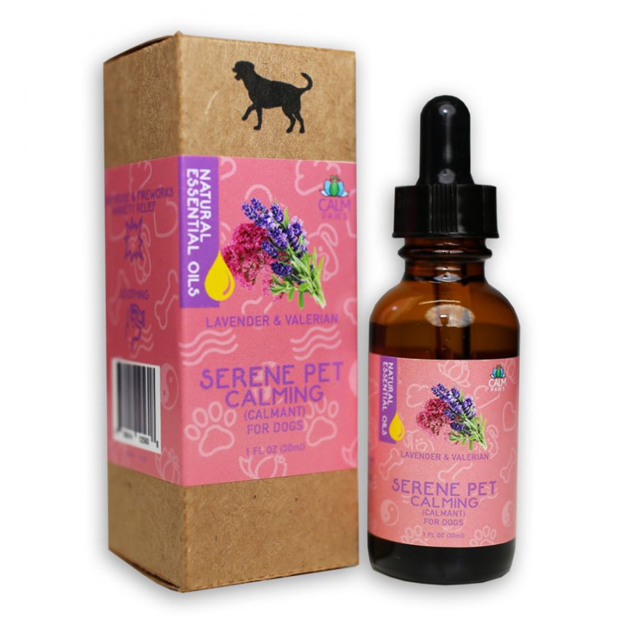 Picture of Calm Paws CM12560 1 oz Serene Pet Lavender & Valerian Calming Essential Oil for Dogs