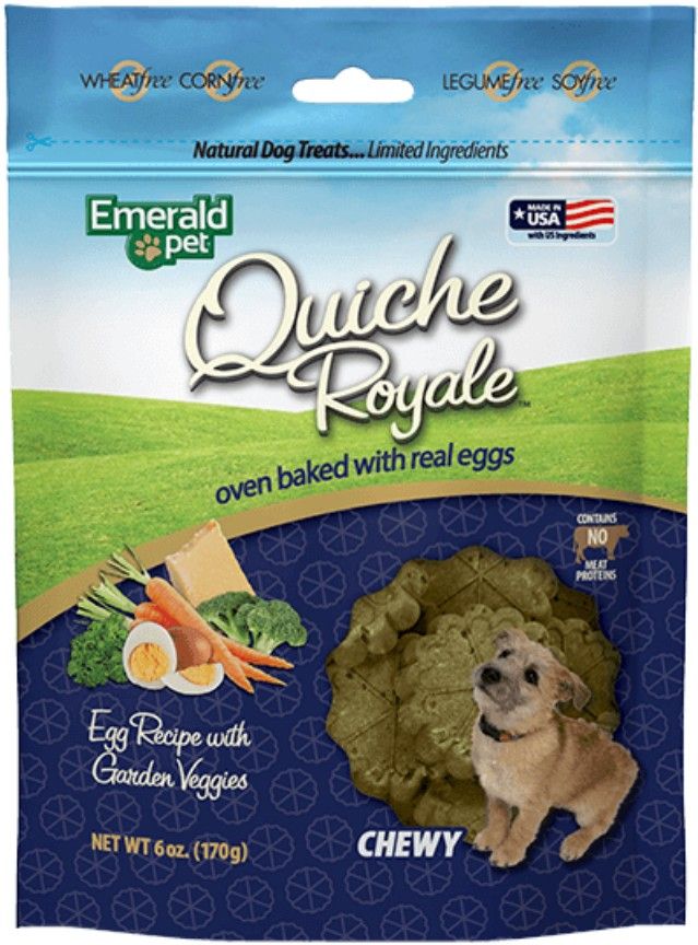 Picture of Emerald Pet EMR16702 6 oz Quiche Royal Garden Vegetable Treat for Dogs