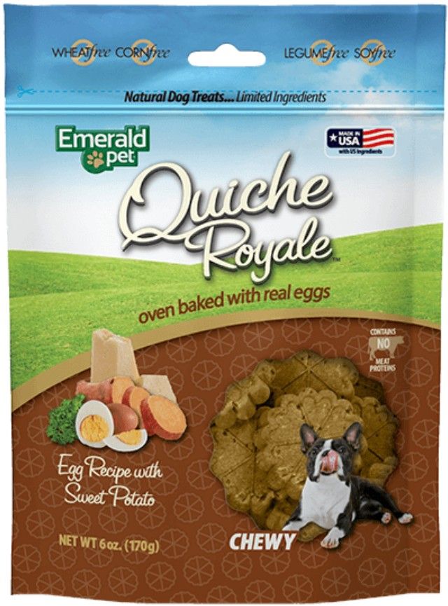 Picture of Emerald Pet EMR16703 6 oz Quiche Royal Sweet Potato Treat for Dogs