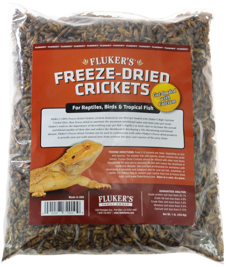 Picture of Flukers FK72010 1 lbs Freeze-Dried Crickets