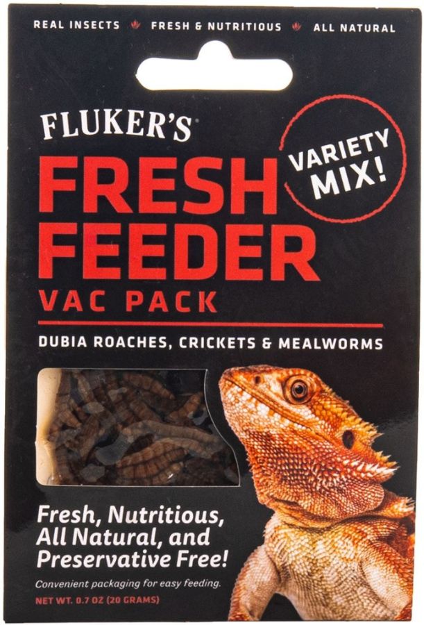 Picture of Flukers FK78014 0.7 oz Flukers Variety Mix Fresh Feeder Vac Reptile Food Pack