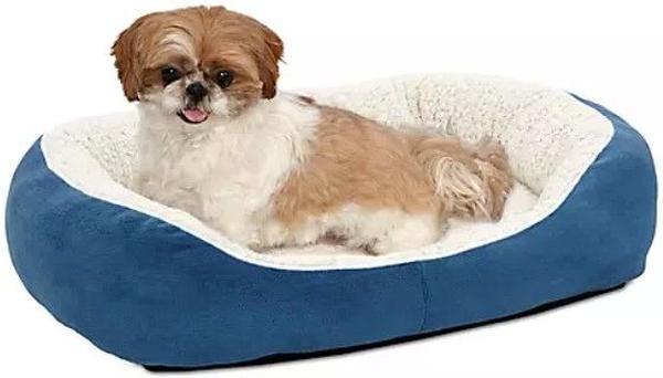 Picture of Mid West HY01914 Quiet Time Boutique Cuddle Bed for Dogs&#44; Blue - Small