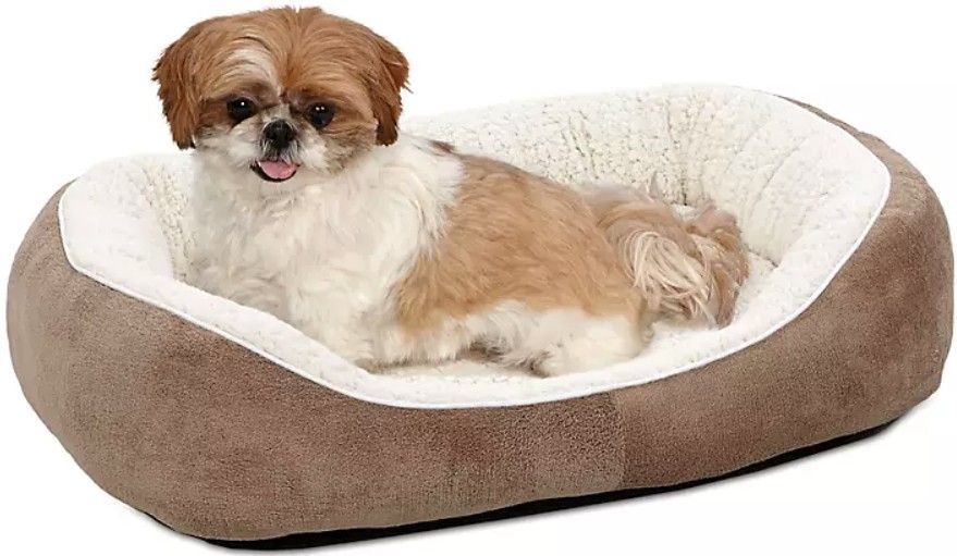 Picture of Mid West HY01916 Quiet Time Boutique Cuddle Bed for Dogs&#44; Taupe - Small
