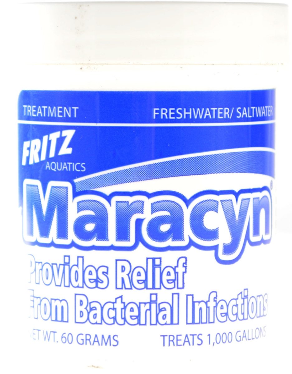 Picture of Fritz Aquatics FR46045 60 g Maracyn Bacterial Treatment Powder for Freshwater & Saltwater Aquariums Jar