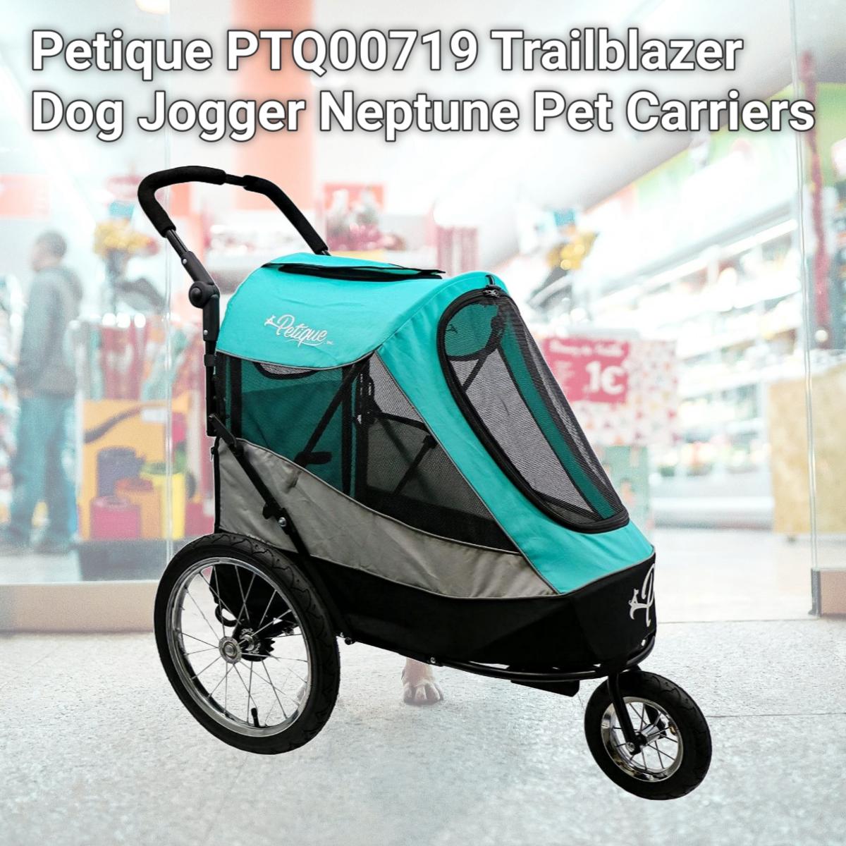 Picture of Petique PTQ00719 Trailblazer Dog Jogger Neptune Pet Carriers