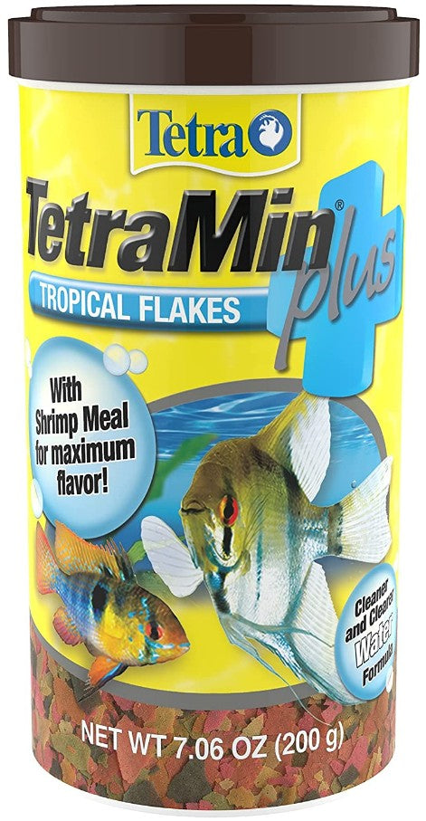 Picture of Tetra YT77243P Min Tropical Flakes Plus with Natural Shrimp Fish Food