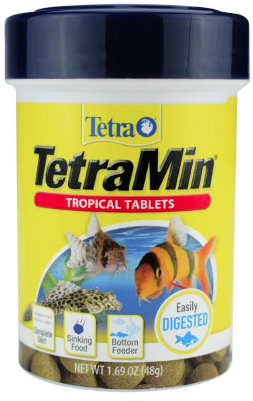 Picture of Tetra YT16110P Min Tropical Tablets Fish Food for Bottom Feeders