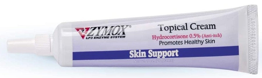 Picture of Zymox ZY22905P Skin Support Topical Cream with Hydrocortisone for Dogs & Cats