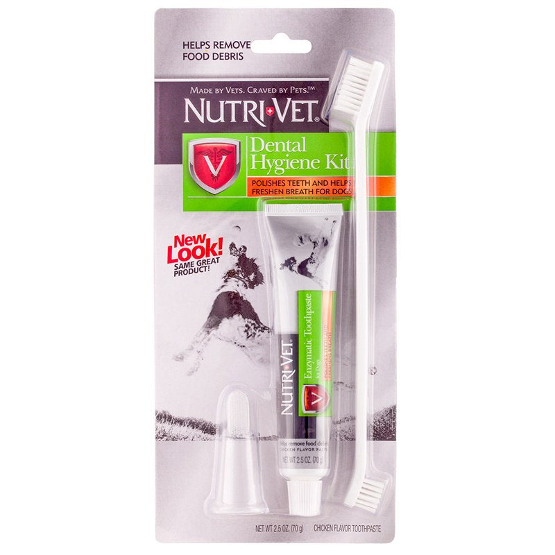 Picture of Nutri-Vet NV87491M Dental Hygiene Kit for Dogs