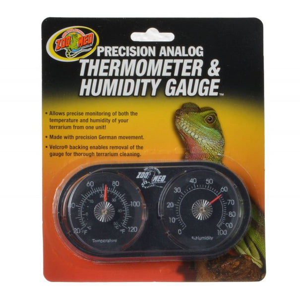 Picture of Zoo Med ZM30022M Precision Analog Reptile Thermometer & Humidity Gauge
