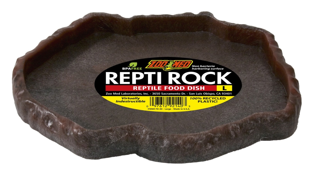 Picture of Zoo Med ZM92140M Repti Rock Reptile Food Dish