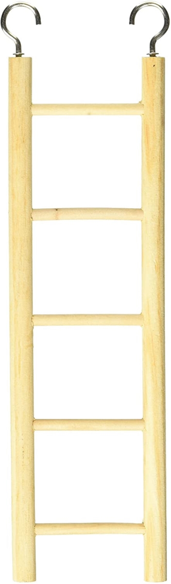 Picture of Penn Plax PP90210M Natural Wooden Ladder for Birds