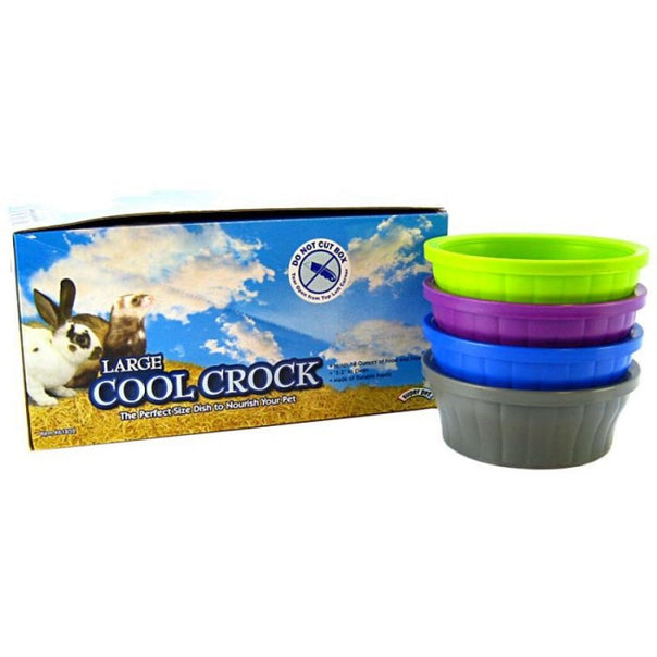 Picture of Kaytee PI61851M Cool Crock Small Pet Bowl&#44; Assorted Color