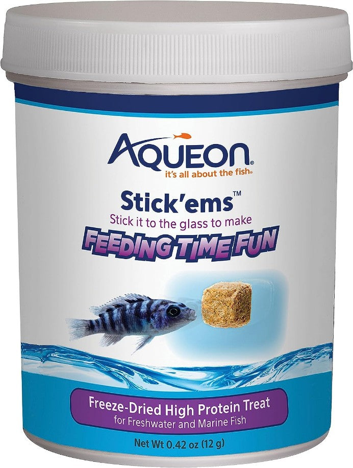 Picture of Aqueon AU00246M Stickems Freeze Dried High Protein Treats for Fish