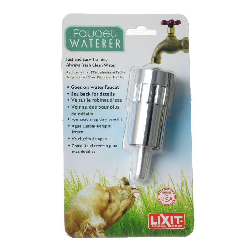 Picture of Lixit LX00840P Faucet Waterer Goes On Water Faucet for Fresh Clean Water for Dogs