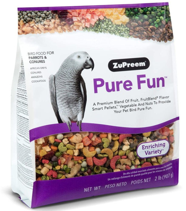 Picture of ZuPreem ZP37020M Pure Fun Enriching Variety Mix Bird Food for Parrots & Conures