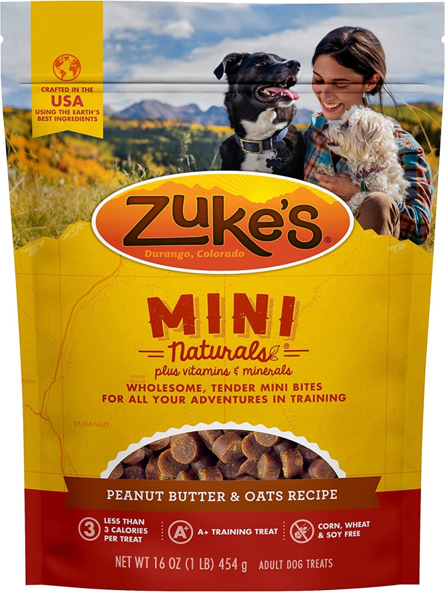 Picture of Zukes ZK33022N Mini Naturals Treats Peanut Butter & Oats