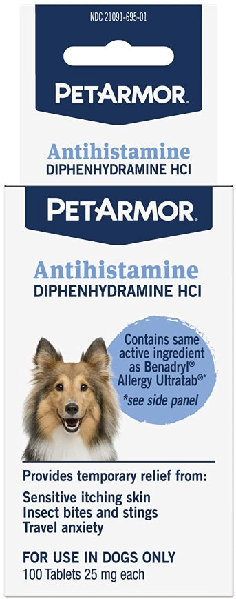 Picture of PetArmor SG02695M Antihistamine Medication for Allergies for Dogs