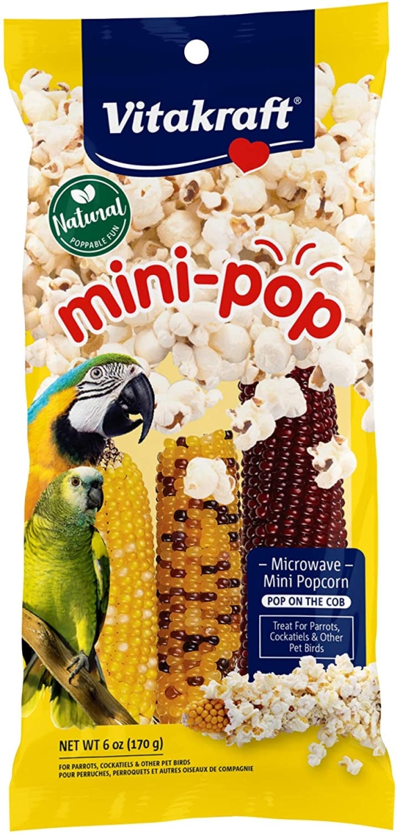 Picture of Vitakraft V21500M Mini-Pop Corn Treat for Pet Birds