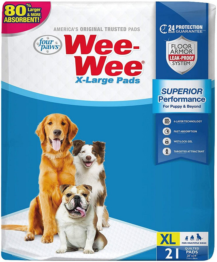 Picture of Four Paws FF01648N Extra Large Wee Wee Pads for Dogs