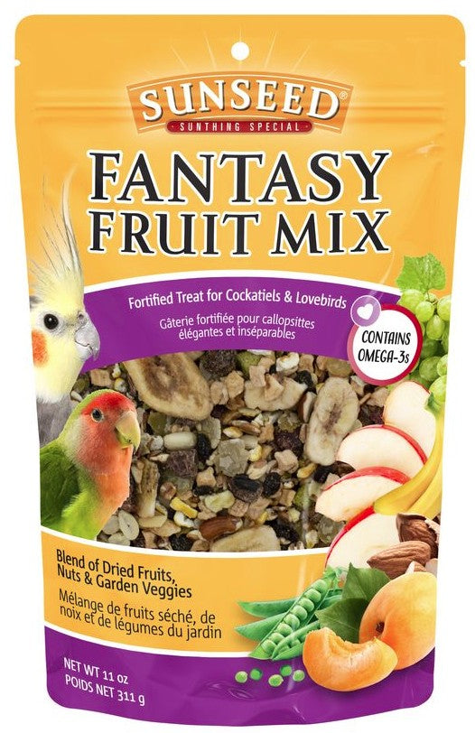 Picture of Sunseed V59305M Fantasy Fruit Mix Fortified Treat for Cockatiels & Lovebirds