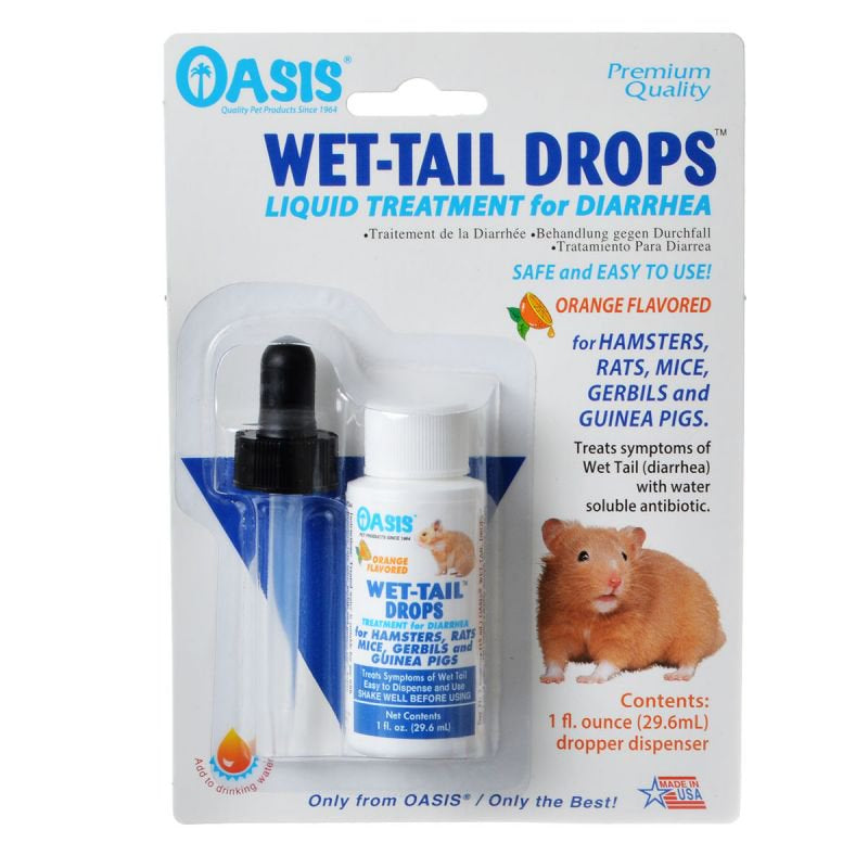 Picture of Oasis K80064M Wet-Tail Drops Liquid Treatment for Diarrhea in Small Pets