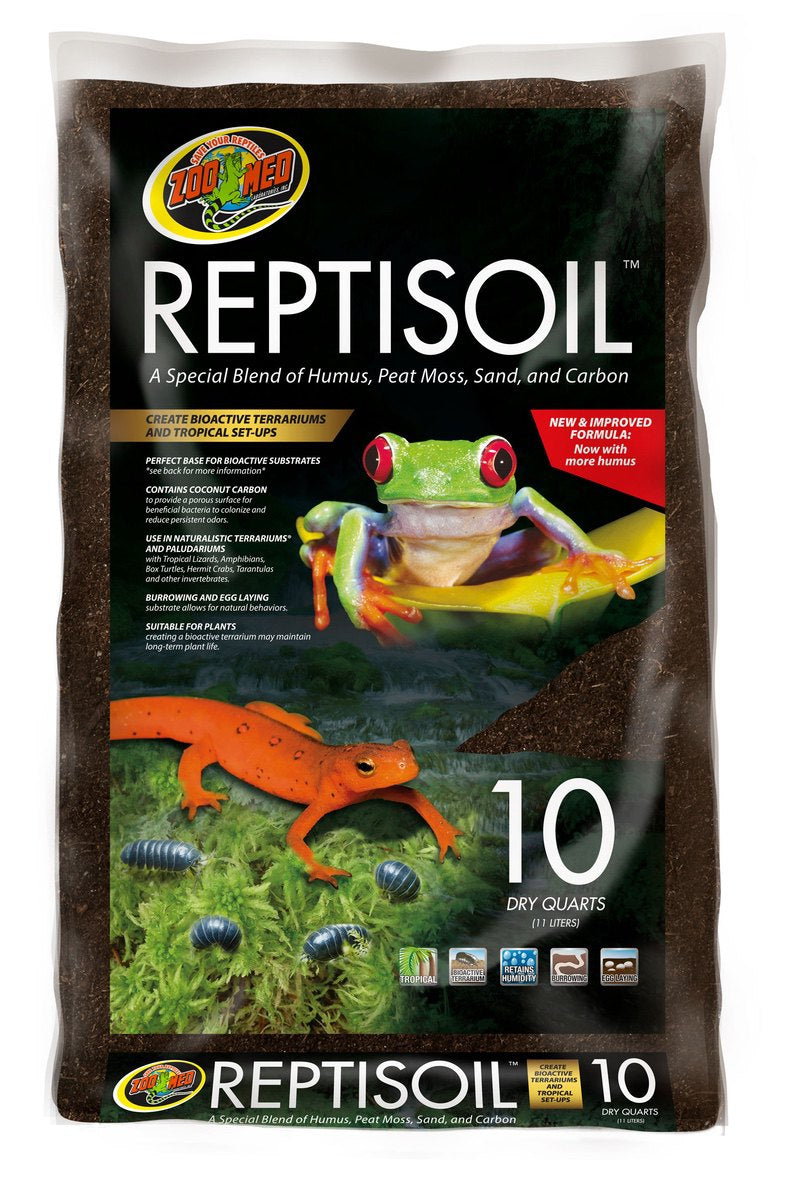 Picture of Zoo Med ZM75210M Reptisoil a Special Blend of Peat Moss&#44; Soil&#44; Sand & Carbon for Reptiles
