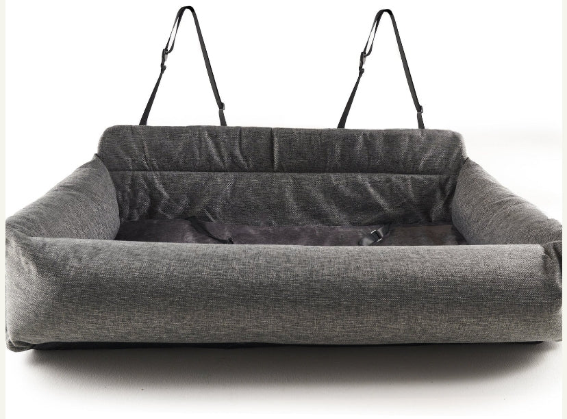 Picture of Paw PAW91339 PupProtector Memory Foam Dog Car Bed for Gray Double Seat