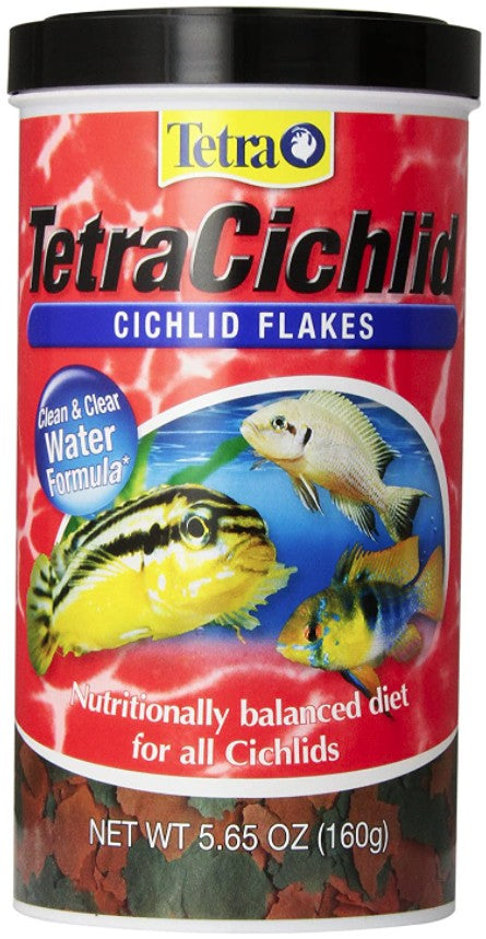Picture of Tetra YT16147P TetraCichlid Cichlid Flakes Naturally Balanced Diet for All Cichlids
