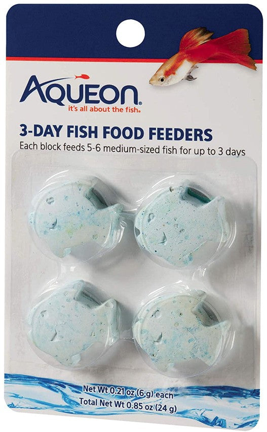 Picture of Aqueon AU06352M 3-Day Fish Food Feeders