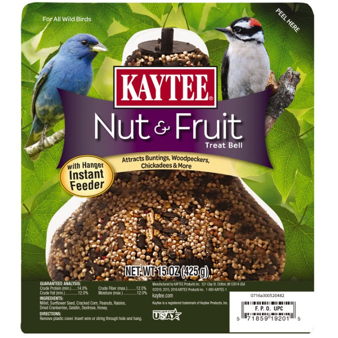 Picture of Kaytee KT19201M Nut & Fruit Treats Bell for Wild Birds