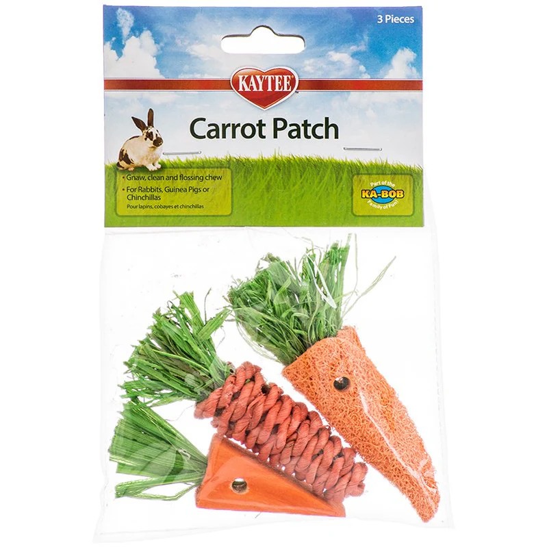 Picture of Kaytee PI61103M Carrot Patch Chew Toys