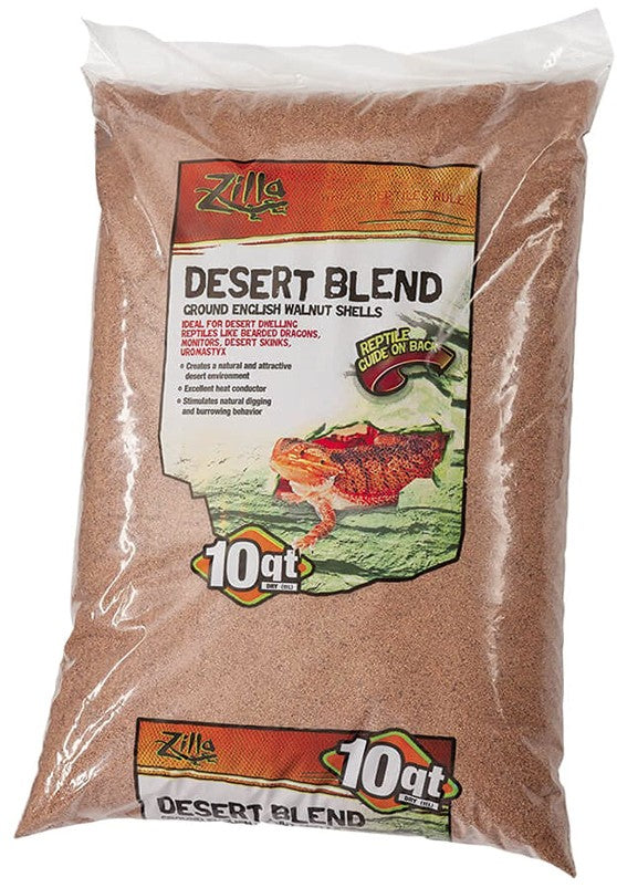 Picture of Zilla RP70046N Desert Blend Ground English Walnut Shells Reptile Substrate