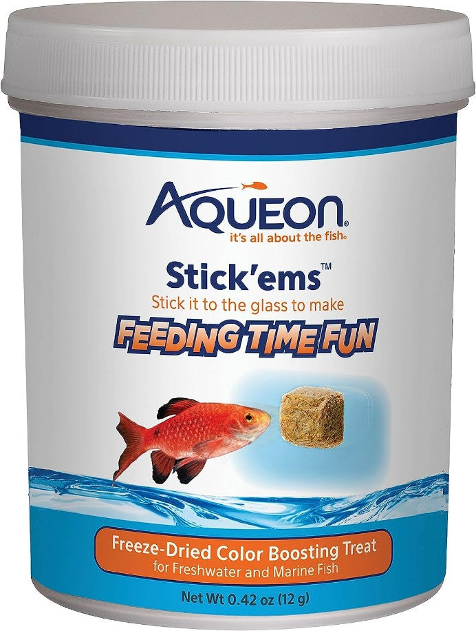 Picture of Aqueon AU00245M Stickems Freeze Dried Color Boosting Treats for Fish