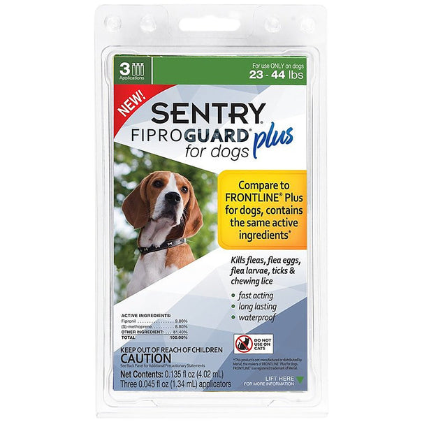 Picture of Sentry SG03161M Fipro Guard Plus IGR Flea & Tick Control for Medium Dogs