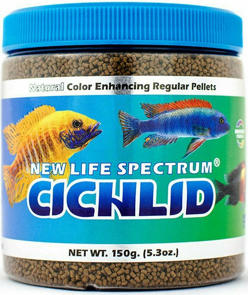 Picture of Life Spectrum SPC02124M Cichlid Food Regular Sinking Pellets