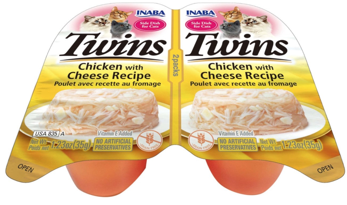 Picture of Inaba INA00878M Twins Chicken with Cheese Recipe Side Dish for Cats