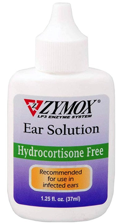 Picture of Zymox ZY22125M Enzymatic Ear Solution Hydrocortisone Free for Dogs & Cats
