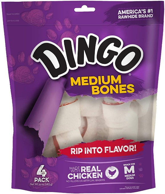 Picture of Dingo DG95007P Medium Bones with Real Chicken